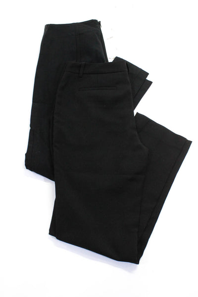 BCBGMAXAZRIA Rag & Bone Womens Black Pleated High Rise Dress Pants Size 4 2 Lot2
