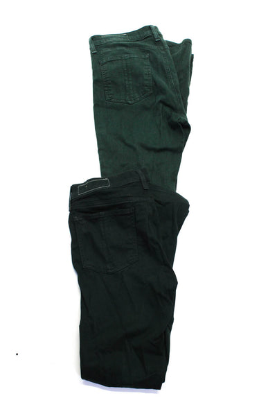 Rag & Bone Womens Cotton Button Skinny Leg Colored Pants Green Size EUR29 Lot 2