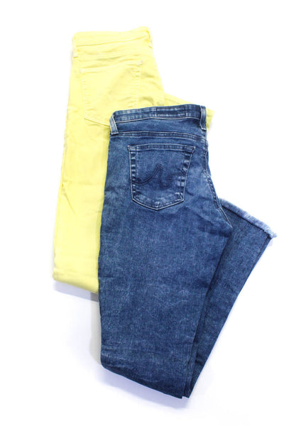 AG Adriano Goldschmied AG-ED Denim Womens Jeans Pants Yellow Size 28 29 Lot 2