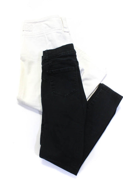 Juicy Couture Womens Jeans Capri Pants Black Size 0 30 Lot 2