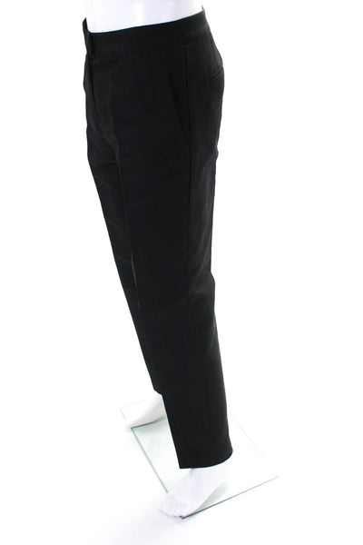 Donna Karan Men's Flat Front Straight Leg Dress Pant Black Size 30