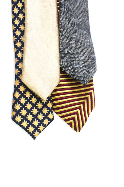 Gianfranco Ferre  Men's Star Print Tie Gold One Size Lot 4