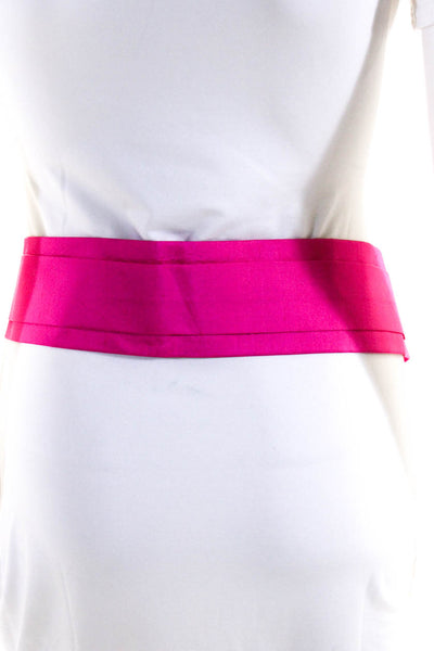 Calypso Christiane Celle Womens Silk Wrap Belts White Pink Size 1 Lot 2
