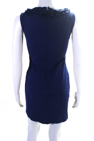 Royal Blue Boat Neck Dress