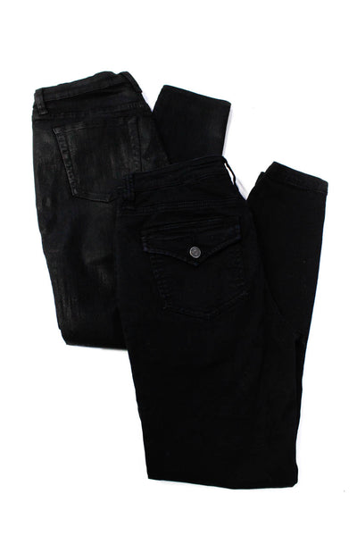 Joes Joie Women's Mid Rise Skinny Jeans Black Blue Size 28 29 Lot 2