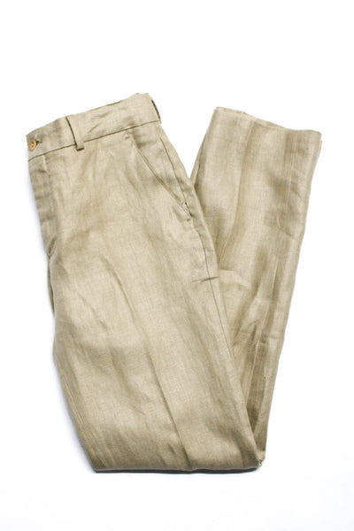 Polo Ralph Lauren Boys' Slim Fir Straight Leg Trousers Beige Size 14