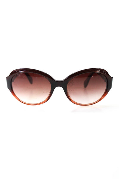 Oliver Peoples Womens Dark Red 55mm 19mm 120mm Round Sunglasses