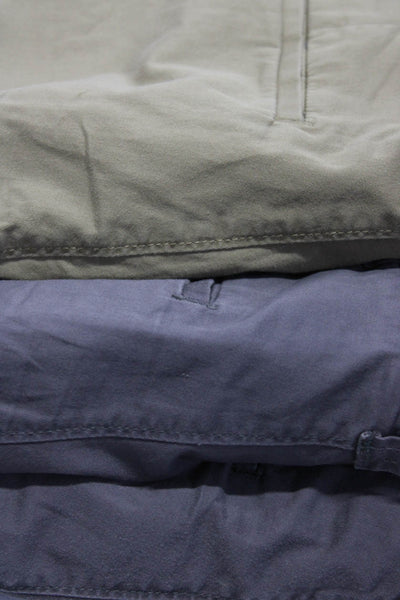 J Crew Mens Stretch Flat Front Five Pocket Chino Shorts Gray Size 31 Lot 3