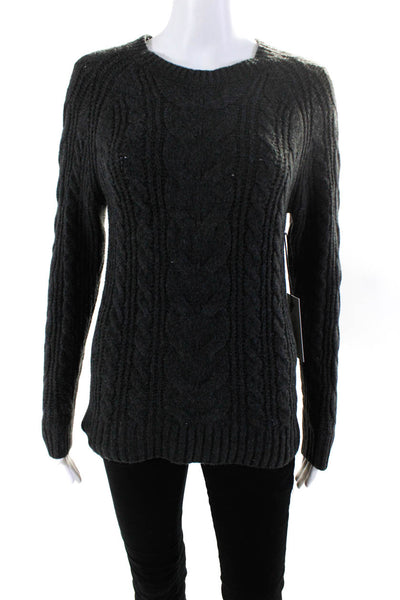Rachel Zoe Women's Long Sleeve Crewneck Pullover Sweater Gray Size XS