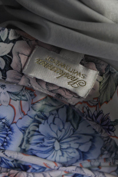 Shoshanna Swimwear Women's Floral Sleeveless Tankini Top Multicolor Size S