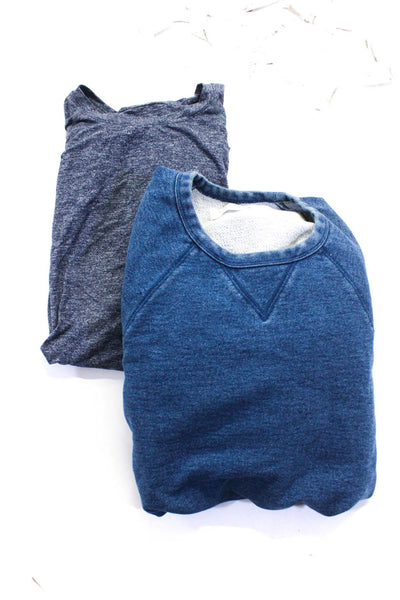 Everlane Rhone Mens Cotton Pullover Round Neck Top Sweatshirt Blue Size M Lot 2