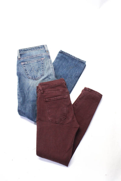 AG Adriano Goldschmied Current/Elliott Womens Jeans Pants Blue Size 25 Lot 2