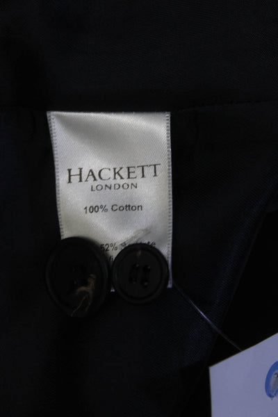 Hackett London Childrens Boys Blazer Jacket Navy Blue Cotton Size 9-10