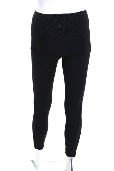 Black Lululemon leggings , size 4