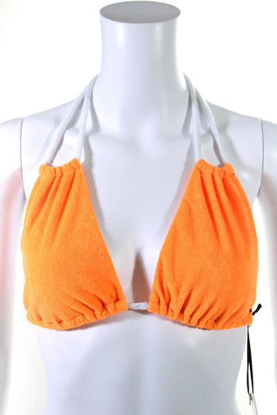 Lovers + Friends Women's Two Piece Bikini Set Orange Size L