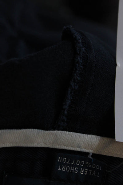 Polo Ralph Lauren Mens Cotton Buttoned Flat Front Casual Shorts Navy Size EUR38