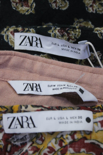 Zara Womens Sarong Wrap Cover Up Mini Skirt Blouse Medium Large Lot 3