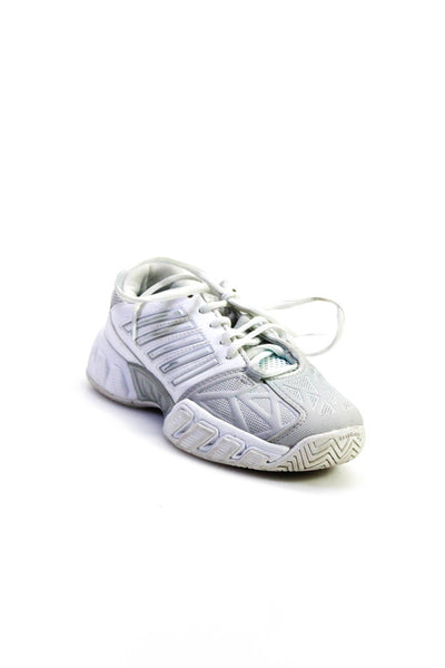 K Swiss Nike Adidas Girls Running Athletic Sneakers White Size 2.5 4 6 Lot 3