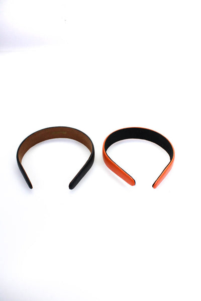 Wardani Dimanno Designs Womens Leather Headbands Orange Black Lot 2