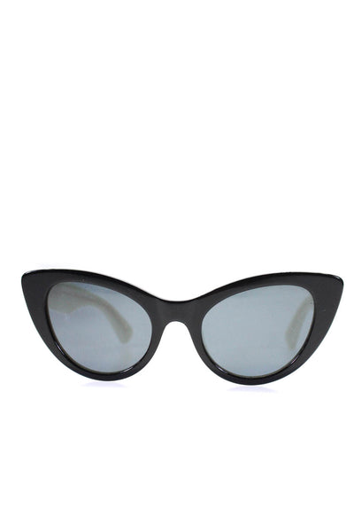 Kate Spade New York Womens Cat Eye Sunglasses Black White Dimensions 50-21 140mm
