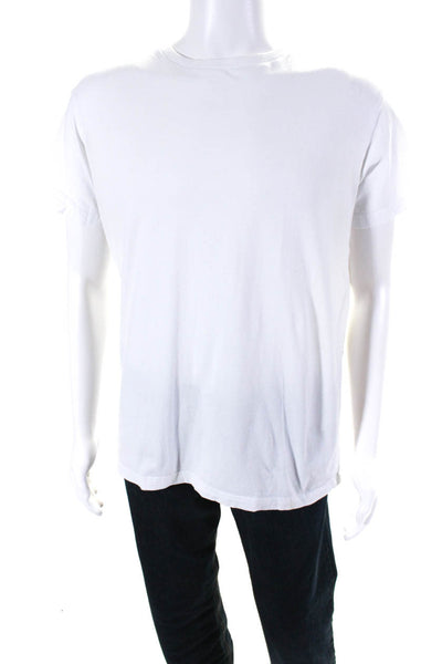 Kith Mens Short Sleeves Tee Shirt White Cotton Size Large