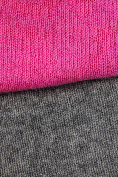 Chelsea & Theodore J Crew Womens Cardigan Sweater Pink Gray Size XS Small Lot 2