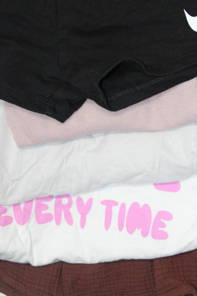 Zara Nike Girls Tops T-Shirts Shorts Brown Size 2-3T 2-3T Lot 5