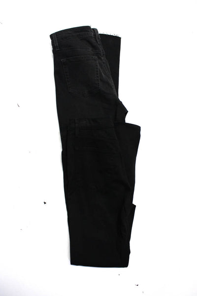 Joes J Brand Womens Black High Rise Slit Ankle Skinny Leg Jeans Size 29 28 Lot 2