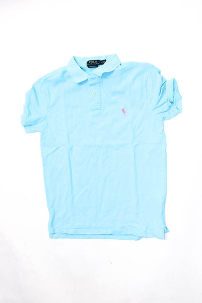 Polo Ralph Lauren Nike Boys Powder Blue Short Sleeve Polo Shirt Size S Lot 3