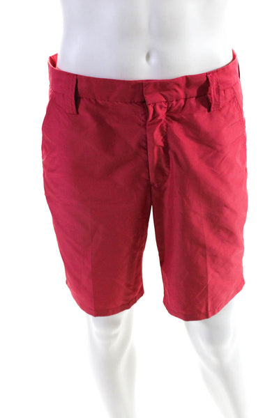 JTL Men's Flat Front Chino Casual Short Pink Size 31
