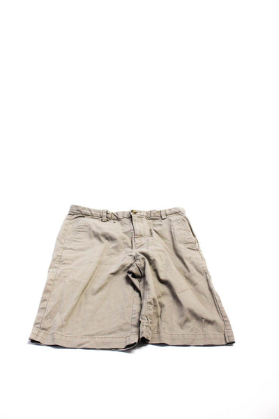 Vineyard Vines Childrens Boys Khaki Shorts Beige Cotton Size 14 18 Lot 2