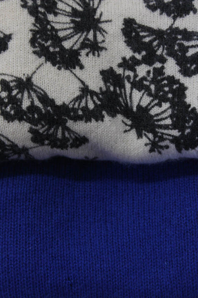 Subtle Luxury Mainbocher Womens Cashmere Pullover Sweater Blue Size S M Lot 2