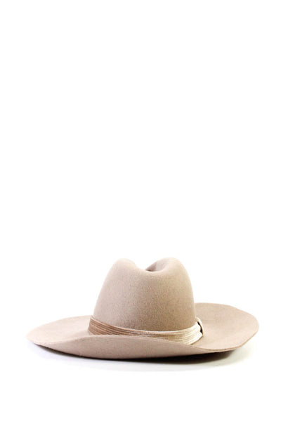 Rachel Parcell Women's Fedora Beige Hat