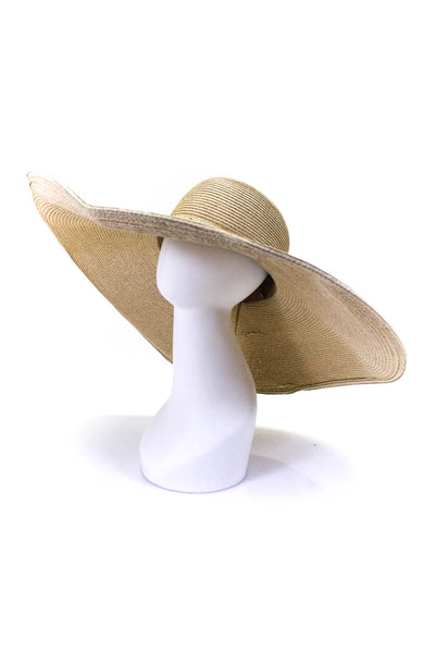 San Diego Hat Co Women's Round Top Adjustable Sunhat Beige Size O/S
