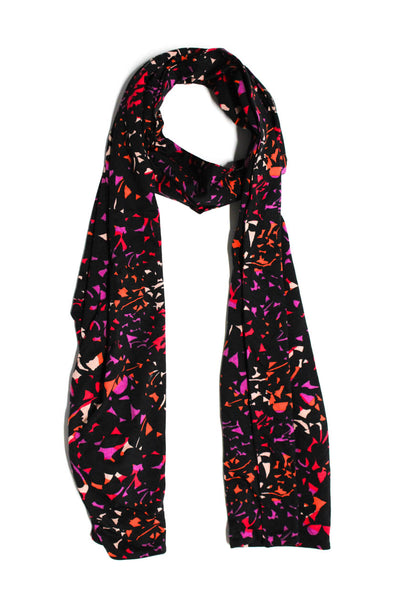 Marc by Marc Jacobs Women's Cotton Abstract Print Scarf Multicolor Size O/S
