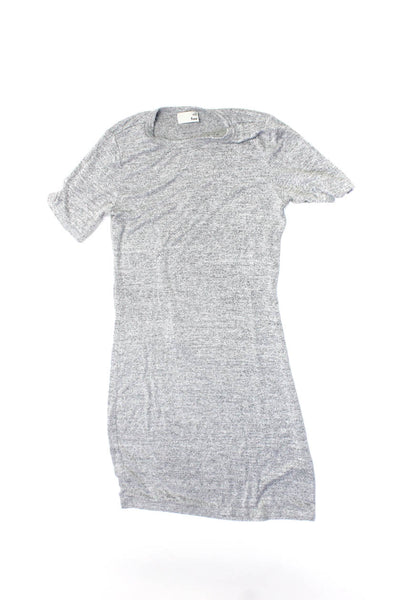 Wilfred Free Women's Crewneck Short Sleeves T-Shirt Mini Dress Gray Size S Lot 3