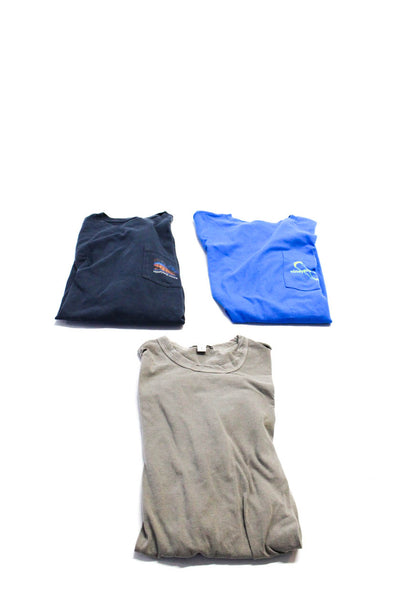 Vineyard Vines Standard James Perse Men's Graphic T-shirt Blue Size S M 1, Lot 3