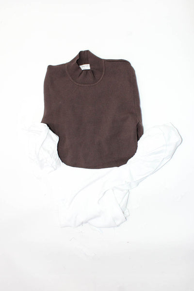 Babaton Joe's Collection Womens Stretch High Neck Cropped Top Brown Size S Lot 2