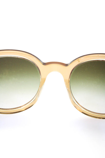 Paul Smith PM 8228-S-U Clear Brown Circular Frame Palmer Peace Sunglasses