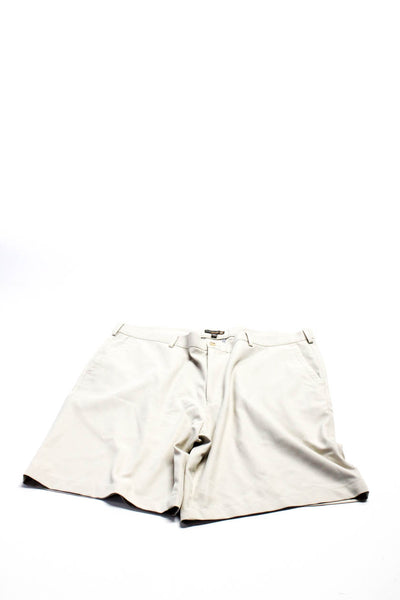 Peter Millar Mens Zipper Fly Chino Shorts Beige Size 42 Lot 2
