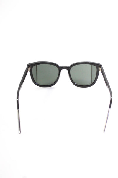 Christian Dior Womens DiorStep Mirrored Plastic Frame Sunglasses Black