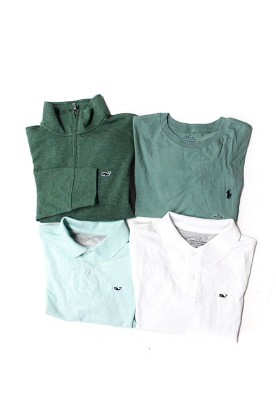 Polo Ralph Lauren Vineyard Vines Mens T-Shirt Polo Tops Green Size XS L XL Lot 4