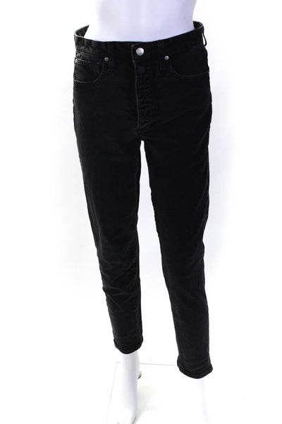 We Wore What X Joes Womens Black Fly Button High Rise Straight Jeans Size 27