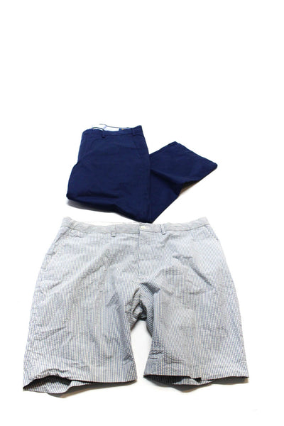 Polo Ralph Lauren Mens Seer Sucker Shorts Pants Blue Size 38 38X30 Lot 2