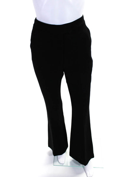 Rachel Zoe Women's Hook Closure Bootcut Dress Pant Black Size 2