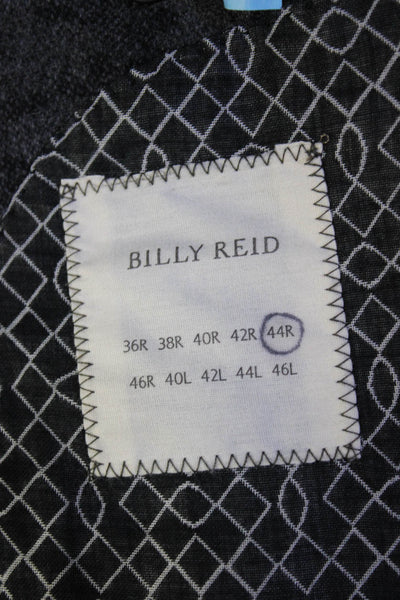 Billy Reid Men's Long Sleeves Lined Two Button Jacket Black Size 44