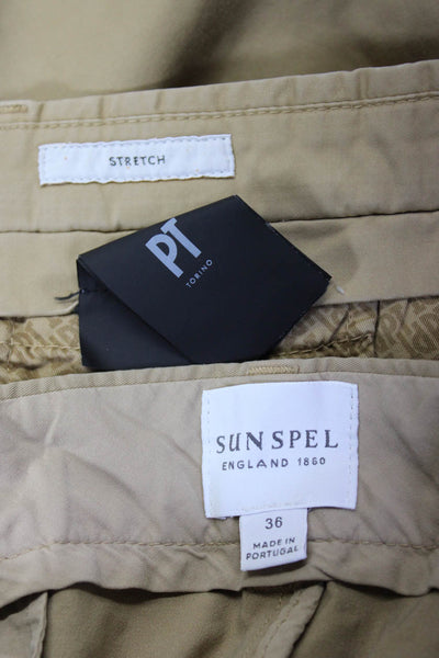 Sunspel PT Toronto Mens Shorts Khakis Beige Size 36 54 Lot 2