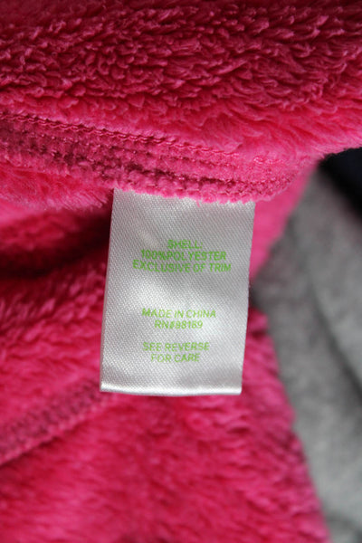 Lilly Pulitzer Womens Long Sleeve Mock Neck Contour Fleece Jacket Pink Size XS