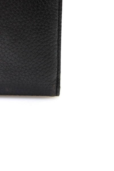 Kate Spade Women's Leather Snap Closure Bi-Fold Wallet Black
