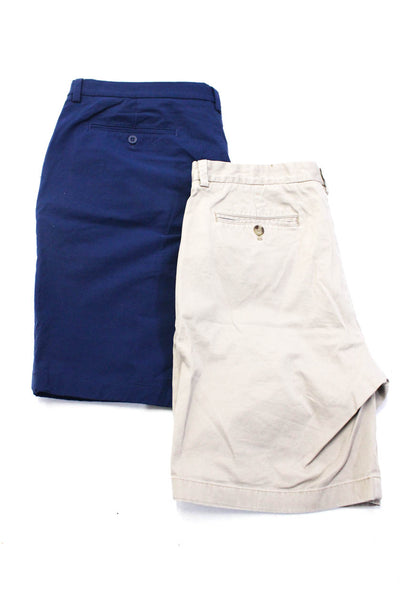Vineyard Vines Men's Flat Front Chino Dress Short Navy Blue Size 38 Lot 2